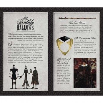Kosmetinis defektas Harry Potter: The Deathly Hallows Žurnalas kietu viršeliu Insight Editions